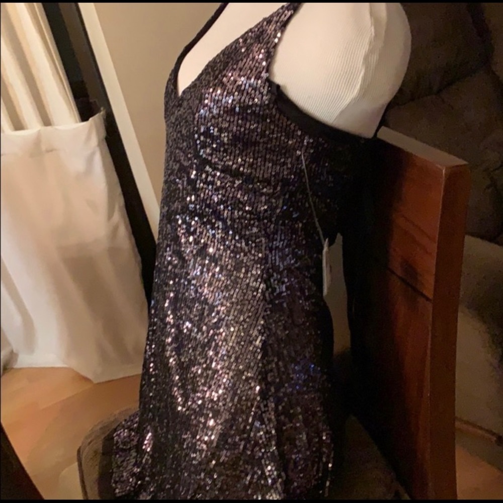 Free People Gold Rush Mini Dress - Picture 2 of 5